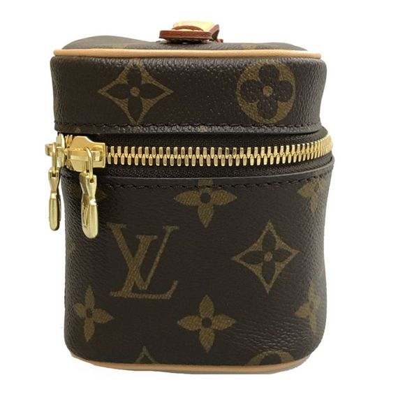 Louis Vuitton Vanity Mini Monogram Handbag Leather Brown - Picture 3 of 10